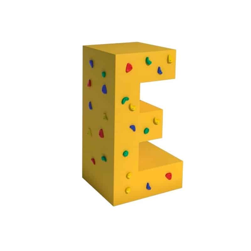 rocódromo letra "e"