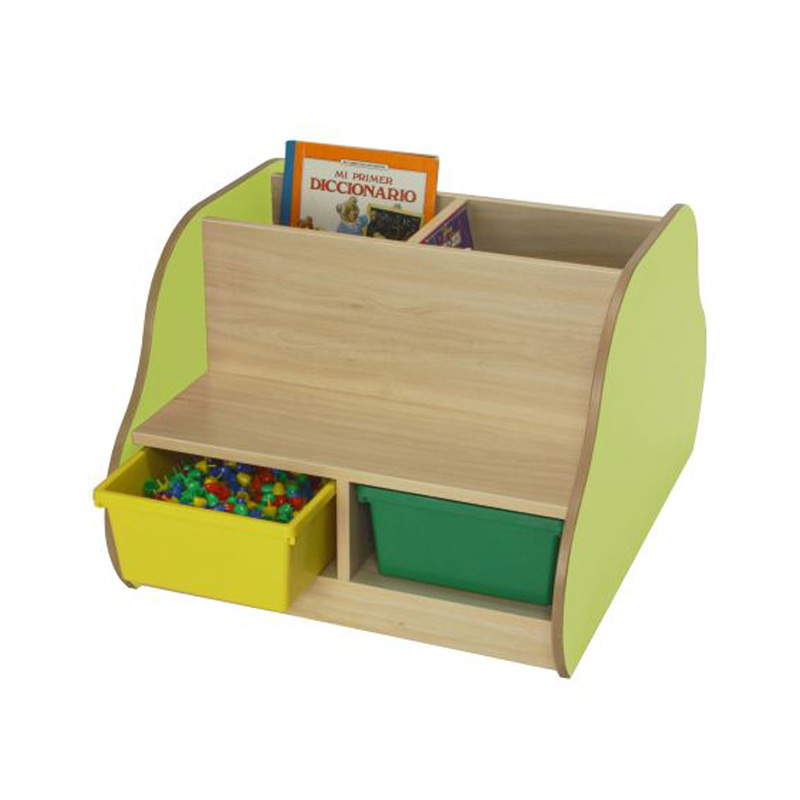 banco librería para 4 niños