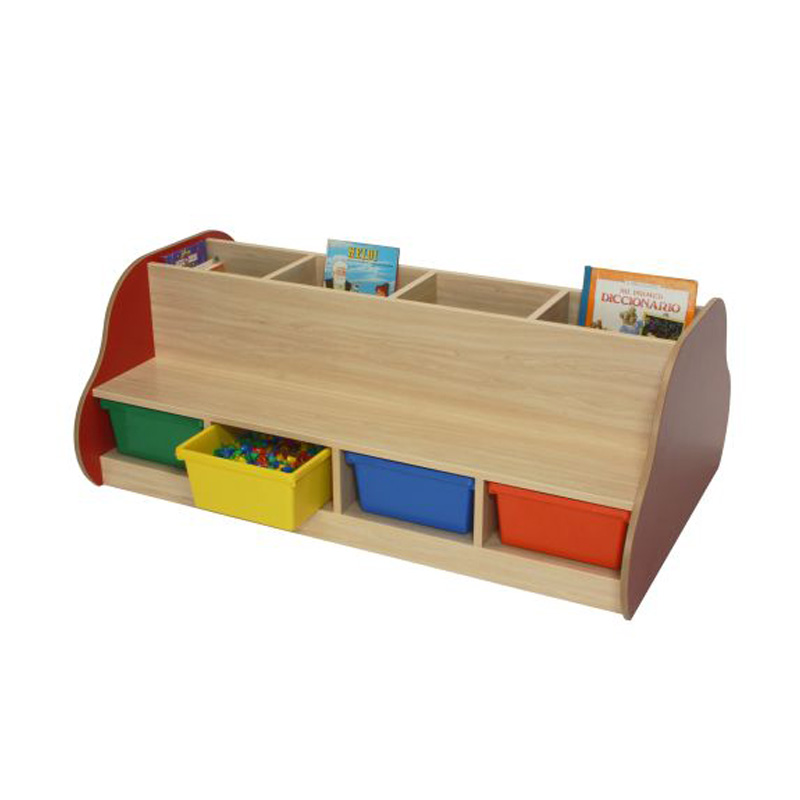 banco librería para 8 niños