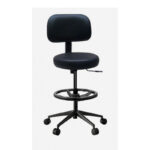 Taburete con respaldo