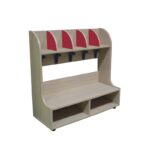 mueble zapatero-perchero 5 casillas