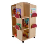 torre expositor de libros