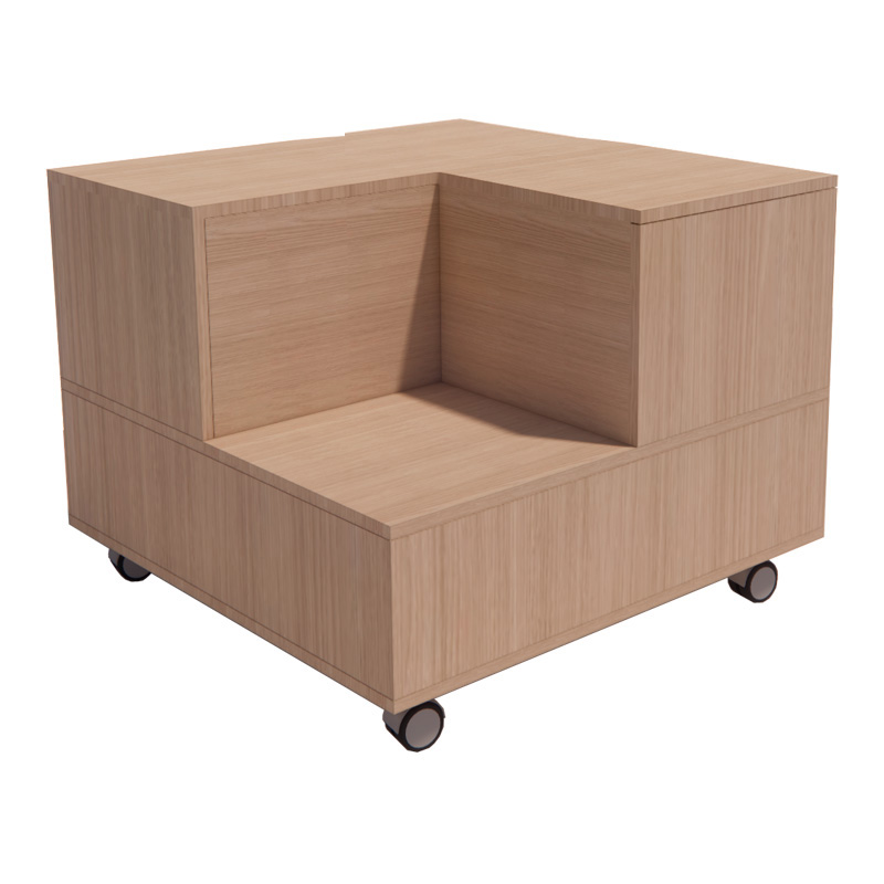 GRADA ESCOLAR KIDS EN ESQUINA COMPARTIMENTOS TRASEROS