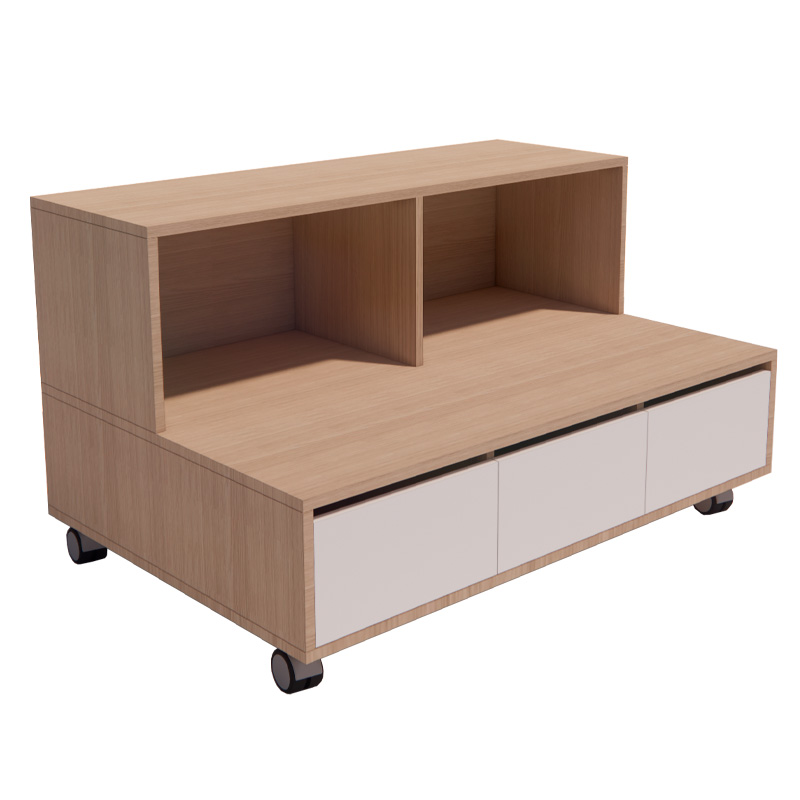 GRADA ESCOLAR KIDS CON PUERTAS Y COMPARTIMENTOS DELANTEROS