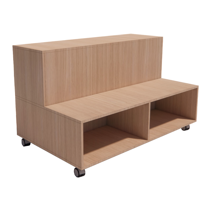 GRADA COLABORATIVA SERIE KIDS COMPARTIMENTOS TRASEROS